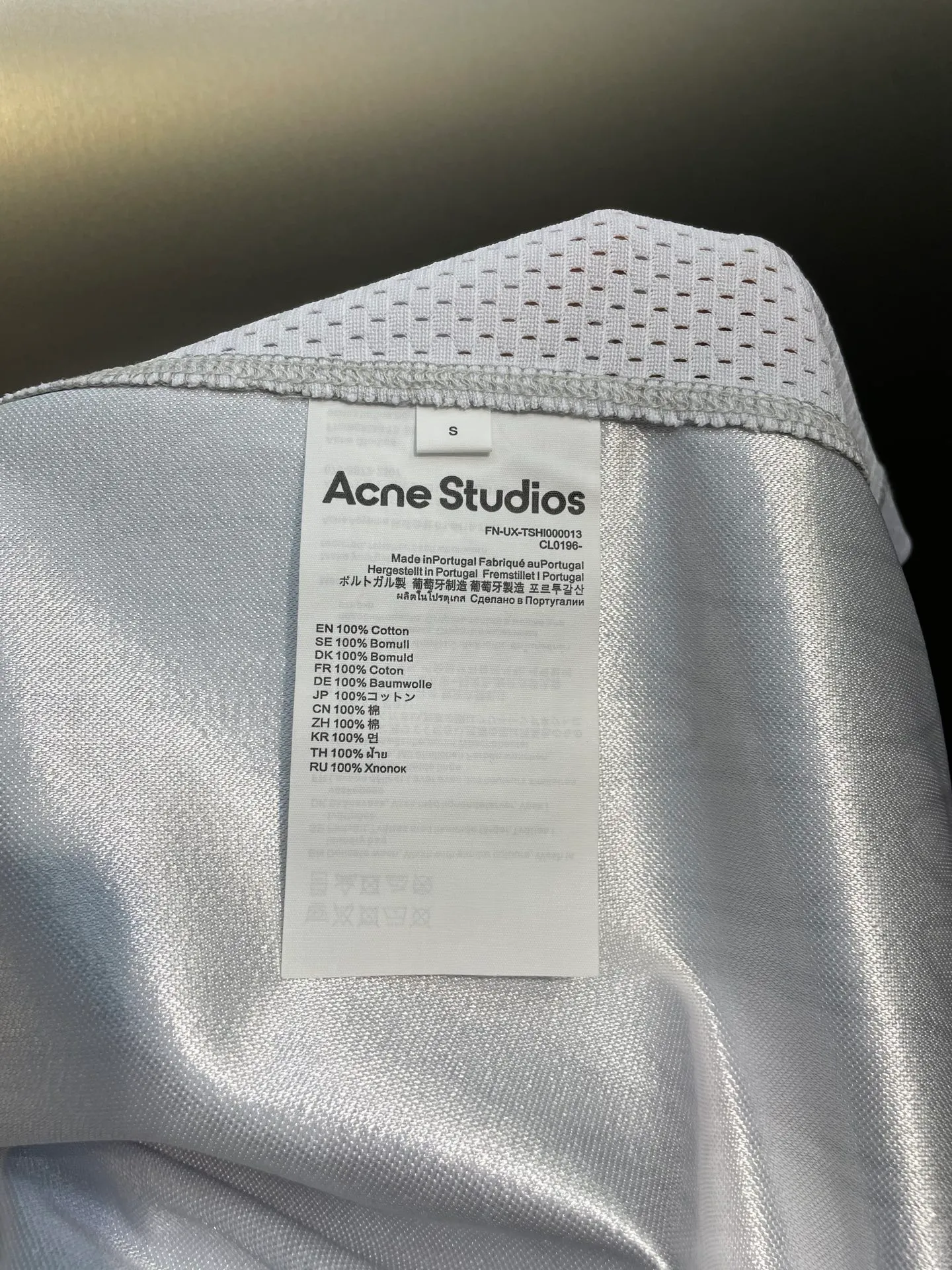 ACNE 25/SS 🌟【 Original】 Tee size：s m l